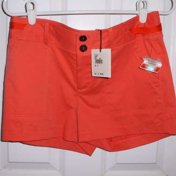 Chaiken & Capone Ellie Shorts Red 4 USA NWT - Picture 1 of 6